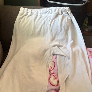 Women’s White Pajama Pants - Comfortable Sleepwear
